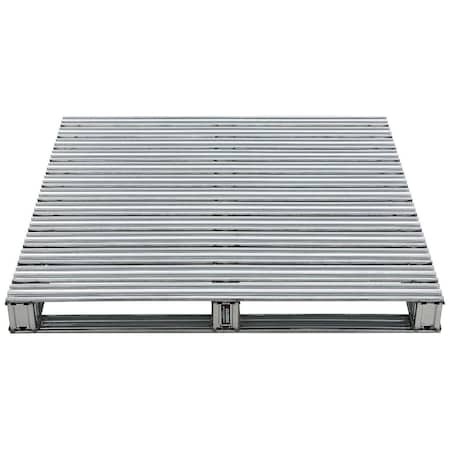 Global Industrial Galvanized Steel 48 in L, 48 in W, 4-3/4 in H 298534